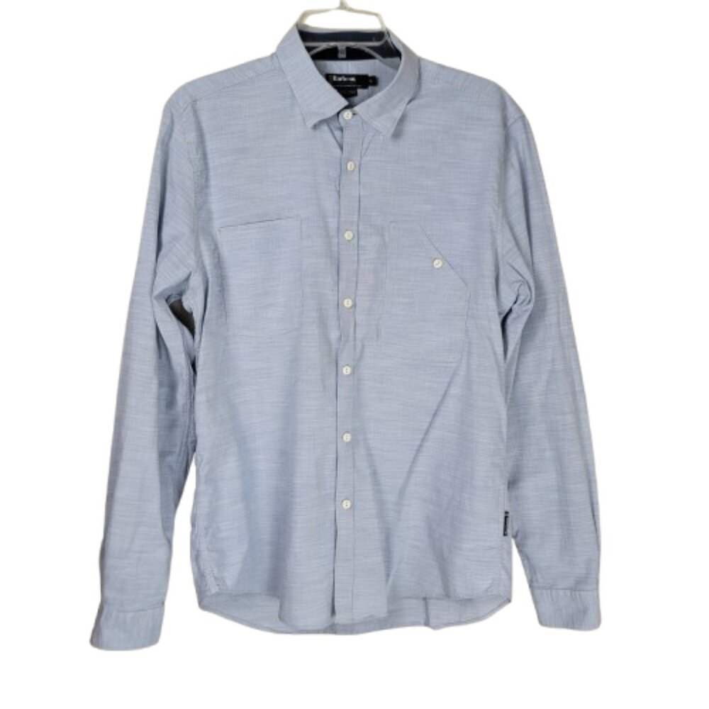 Barbour International Logan Chambray Button Down Shirt Mens M